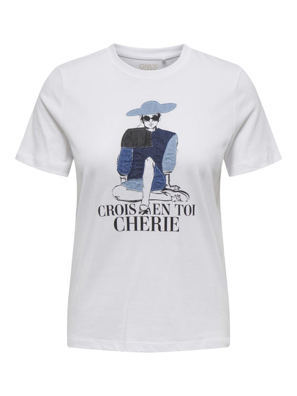 ONLY T-Shirt 'Emma Life Cherie' 15329752-4563431